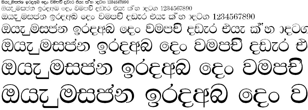 4u Indumathi Sinhala Font