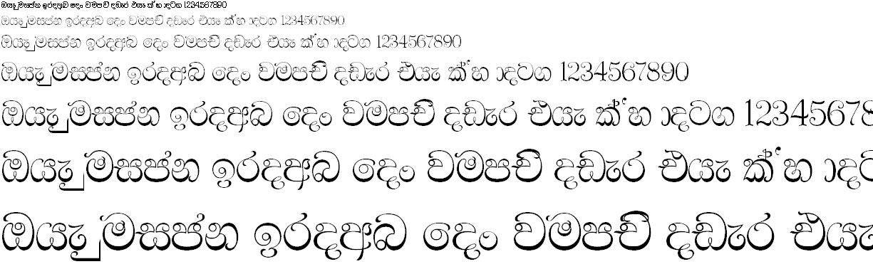 4u Raja Sinhala Font