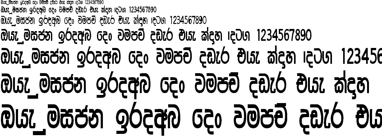 DS Dilki Sinhala Font