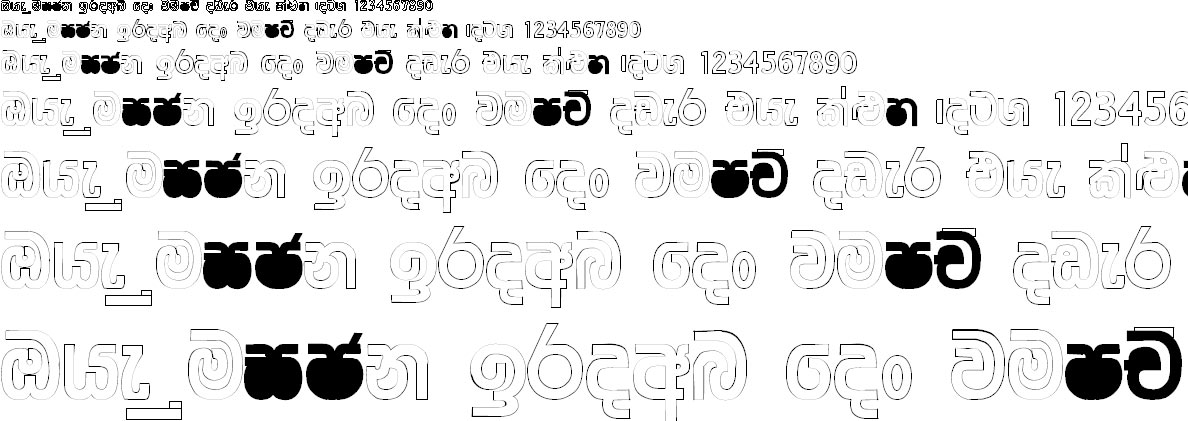 DL Nisansala 841619 Sinhala Font