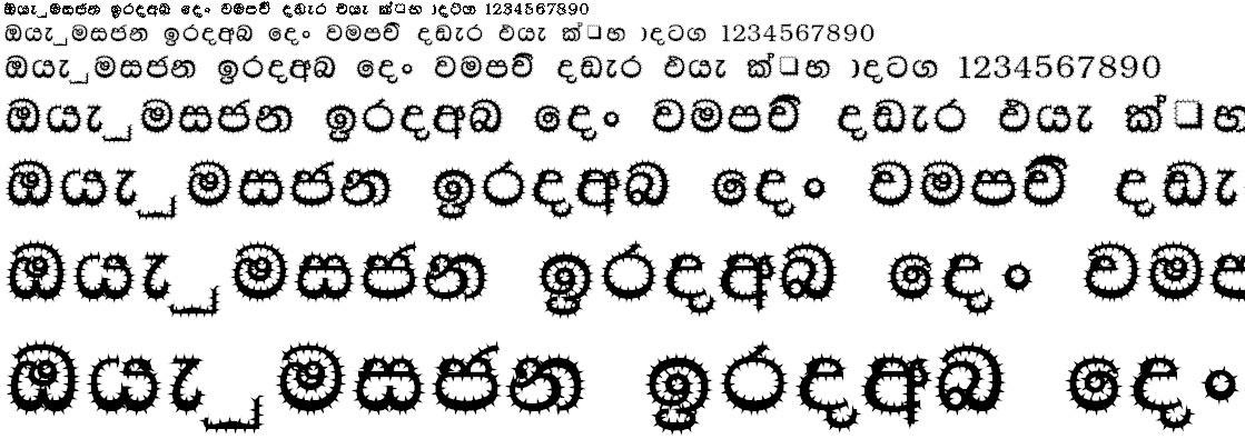FS Madu Cactus Sinhala Font