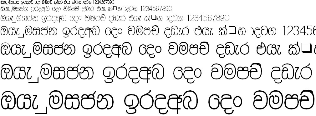 FS Sawana Sinhala Font