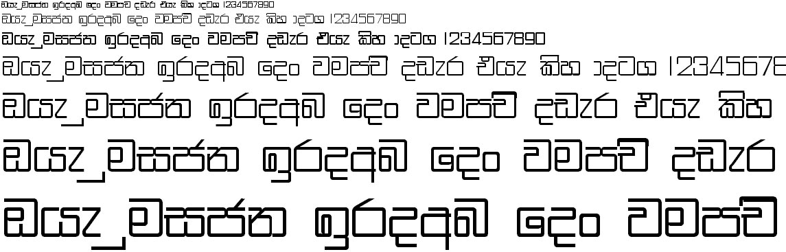 Nilanthilight PC Sinhala Font
