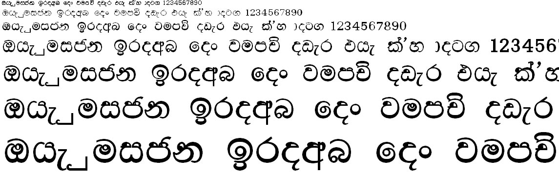 CPS 27 Sinhala Font