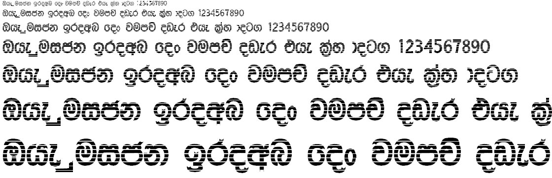 CPS 55 Sinhala Font