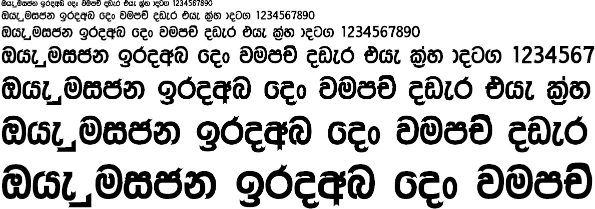 NPW Sure Sinhala Font